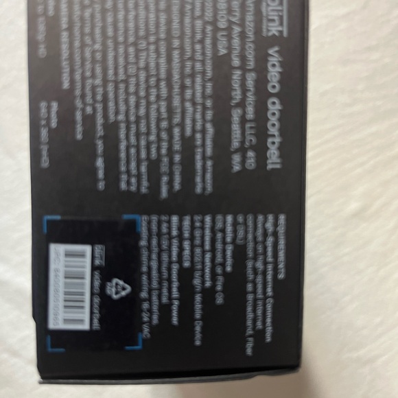 Blink White Video Doorbell - Picture 4 of 5